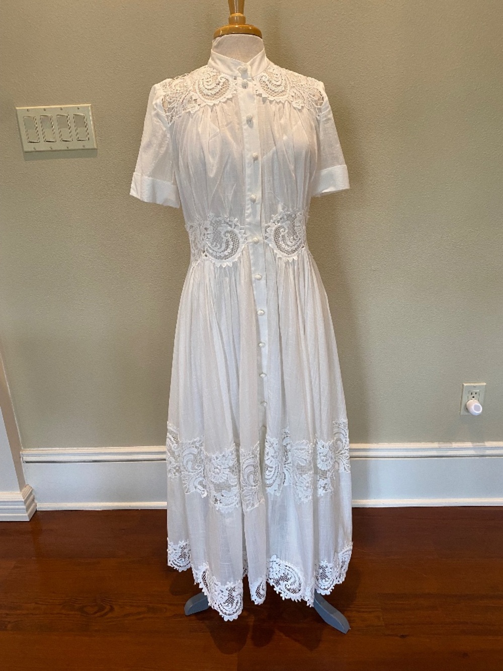 Zimmermann Pop Lace Midi Dress/AU 2, US 8-10